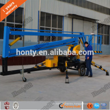trailer mounted tow behind towable boom lift compact towable boom lift for sale